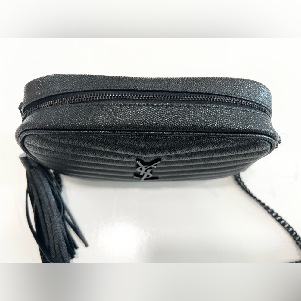 Saint Laurent YSL Lou Mini Camera Crossbody Leather Bag - Picture 4 of 16